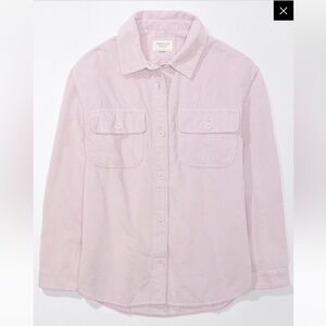 American Eagle Oversized Corduroy Button-Up Shirt